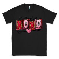 Black Xoxo Love Classic Tee - FaDigitalArtStudio