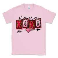 Bubblegum Pink Xoxo Love Classic Tee - FaDigitalArtStudio