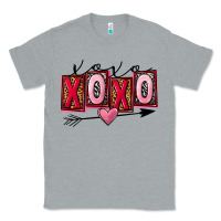 Heather Grey Xoxo Love Classic Tee - FaDigitalArtStudio