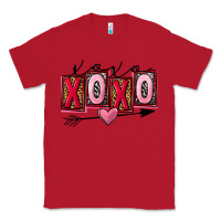 Red Xoxo Love Classic Tee - FaDigitalArtStudio