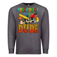 Charcoal Heather preschool dude Premium Sweatshirt - texasbilliewilder