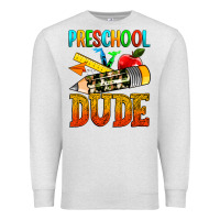 Oatmeal Heather preschool dude Premium Sweatshirt - texasbilliewilder