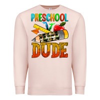 Pale Pink preschool dude Premium Sweatshirt - texasbilliewilder
