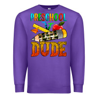 Purple preschool dude Premium Sweatshirt - texasbilliewilder