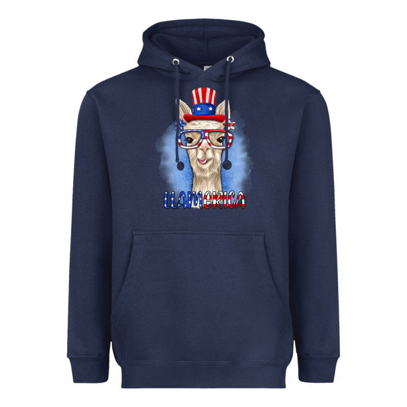 Llamerica Heavyweight Hoodie by RanaPortraitStore | Teevron