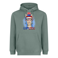 Sage llamerica Heavyweight Hoodie - RanaPortraitStore