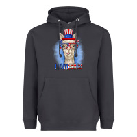 Smoke llamerica Heavyweight Hoodie - RanaPortraitStore