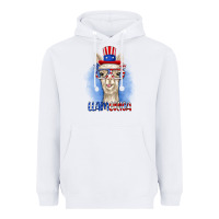 White llamerica Heavyweight Hoodie - RanaPortraitStore