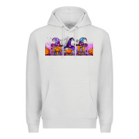 Dove Grey halloween witch gnomes libbey cup Premium Hoodie - BundleAndBundleShop