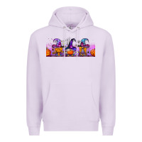 Lilac halloween witch gnomes libbey cup Premium Hoodie - BundleAndBundleShop