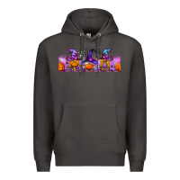 Smoke halloween witch gnomes libbey cup Premium Hoodie - BundleAndBundleShop
