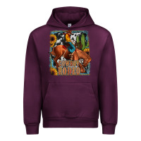 Mauve Wine cowboy rodeo Urban Hoodie - JahusDesignShop