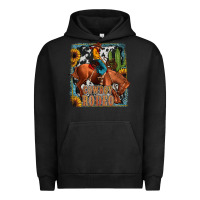Pigment Black cowboy rodeo Urban Hoodie - JahusDesignShop