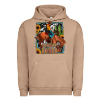 Pigment Burro cowboy rodeo Urban Hoodie - JahusDesignShop