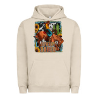 Pigment French Oak cowboy rodeo Urban Hoodie - JahusDesignShop