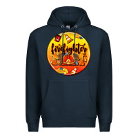 Navy firefighter coasters Premium Hoodie - AdoDesignShop