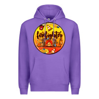 Purple firefighter coasters Premium Hoodie - AdoDesignShop