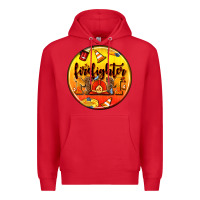 Red firefighter coasters Premium Hoodie - AdoDesignShop