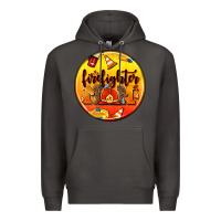 Smoke firefighter coasters Premium Hoodie - AdoDesignShop