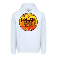 White firefighter coasters Premium Hoodie - AdoDesignShop