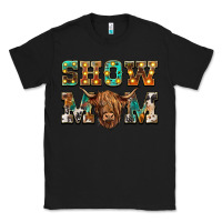 Black show mom scottish cattle Classic Tee - BarkalooDesign