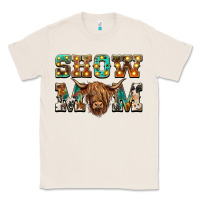 Natural show mom scottish cattle Classic Tee - BarkalooDesign