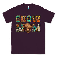 Plum show mom scottish cattle Classic Tee - BarkalooDesign