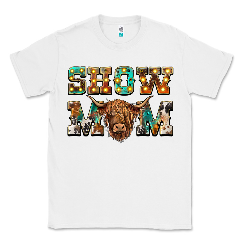 Show Mom Scottish Cattle Classic Tee by BarkalooDesign | Teevron