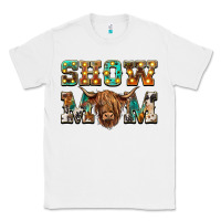 White show mom scottish cattle Classic Tee - BarkalooDesign