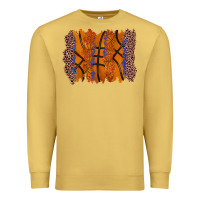 Antique Gold basketball brushstroke Premium Sweatshirt - Zillion Design Studio