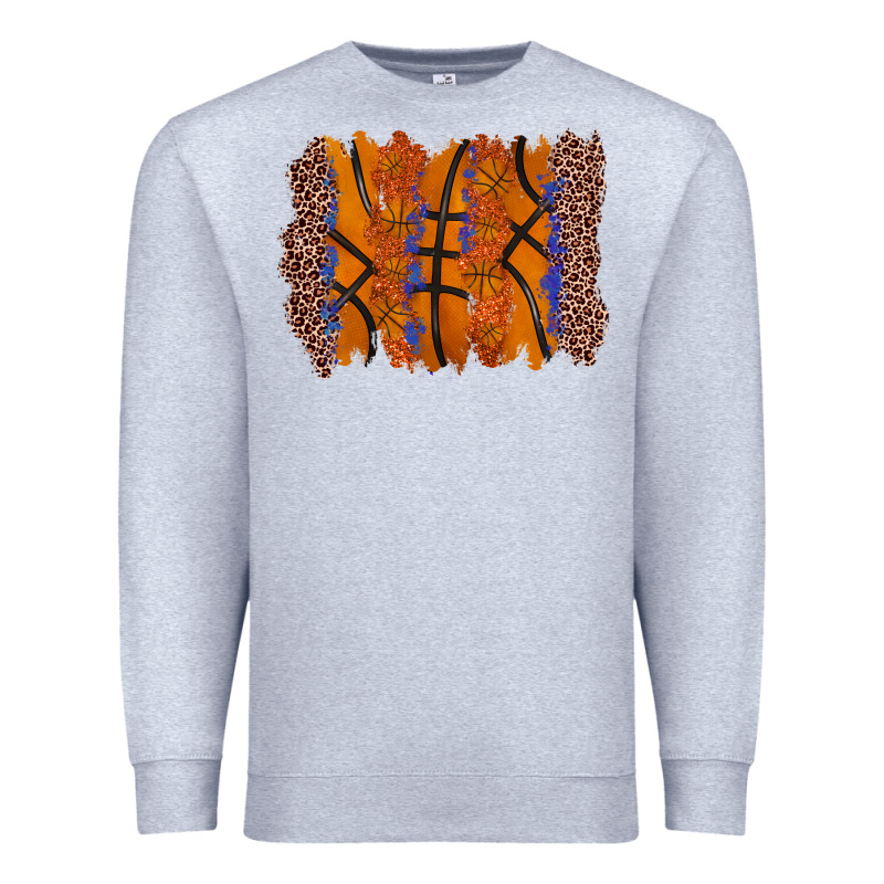 Basketball Brushstroke Premium Sweatshirt by Zillion Design Studio | Teevron