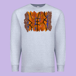 Basketball Brushstroke Premium Sweatshirt Designed By Zillion Design Studio