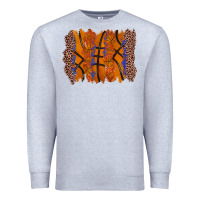 Heather Grey basketball brushstroke Premium Sweatshirt - Zillion Design Studio