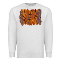 Oatmeal Heather basketball brushstroke Premium Sweatshirt - Zillion Design Studio