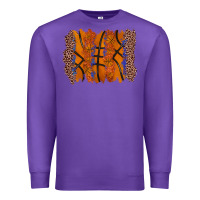 Purple basketball brushstroke Premium Sweatshirt - Zillion Design Studio