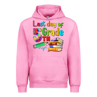 Fuchsia Pink last day of fifth grade Urban Hoodie - Artiststas