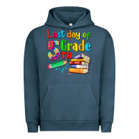 Pigment Midnight Navy last day of fifth grade Urban Hoodie - Artiststas
