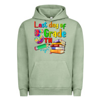Pigment Oil Green last day of fifth grade Urban Hoodie - Artiststas