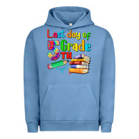 Pigment Pebble Blue last day of fifth grade Urban Hoodie - Artiststas