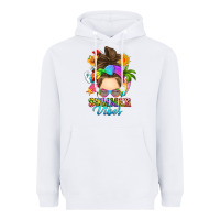 White messy bun summer vibes Heavyweight Hoodie - RanaPortraitStore