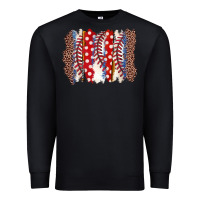 Black baseball brushstroke Premium Sweatshirt - Zillion Design Studio