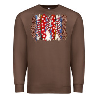 Chestnut baseball brushstroke Premium Sweatshirt - Zillion Design Studio