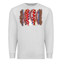 Dove Grey baseball brushstroke Premium Sweatshirt - Zillion Design Studio