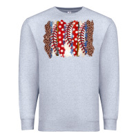 Heather Grey baseball brushstroke Premium Sweatshirt - Zillion Design Studio