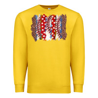 Lemon baseball brushstroke Premium Sweatshirt - Zillion Design Studio