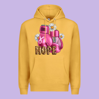 Breast Cancer Boxing Gloves Premium Hoodie Designed By Artiststas