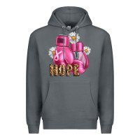 Rock Breast Cancer Boxing Gloves Premium Hoodie - Artiststas