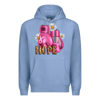 Colony Blue Breast Cancer Boxing Gloves Premium Hoodie - Artiststas
