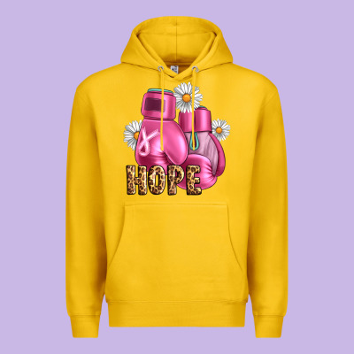 Breast Cancer Boxing Gloves Premium Hoodie Designed By Artiststas