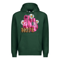 Sports Green Breast Cancer Boxing Gloves Premium Hoodie - Artiststas